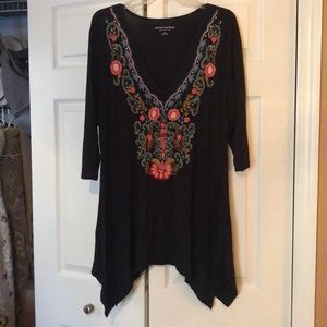 Soft Surroundings Embroidered Tunic